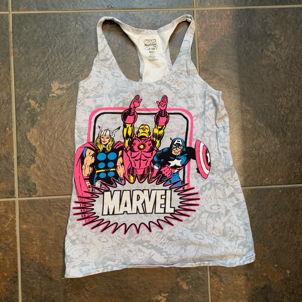 Marvel workout tank size Small